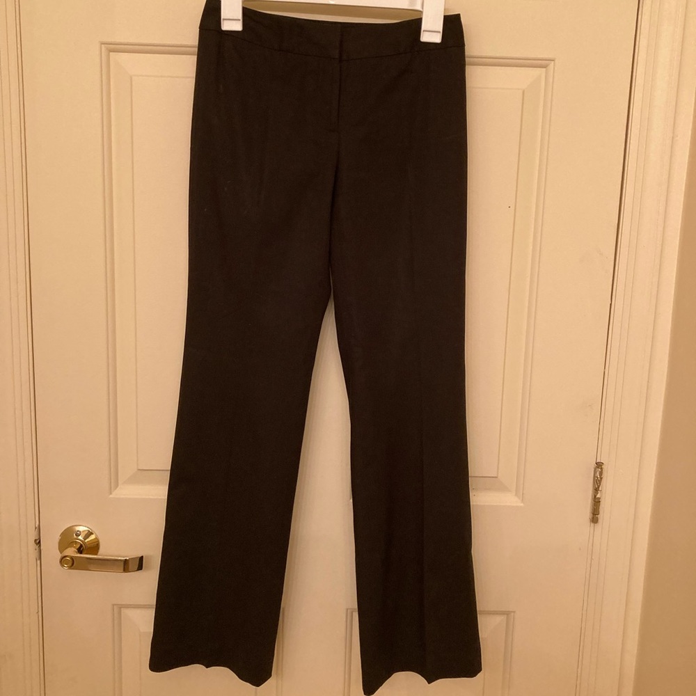 Ann Taylor petite black straight pant - size 0P